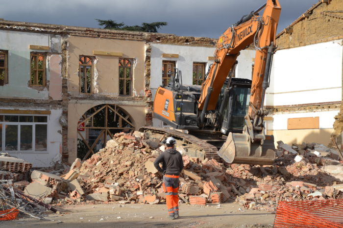 5Chantier 12 novembre 2024. - Voilà ce qu'il reste du local de l'Alae et de la classe d'Agnès Salvo